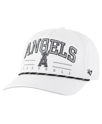 '47 Brand Men's White Los Angeles Angels Roscoe Speckle Hitch Adjustable Hat