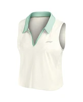 Formula 1 Women's White Studio Wellness V-Neck Tank Top