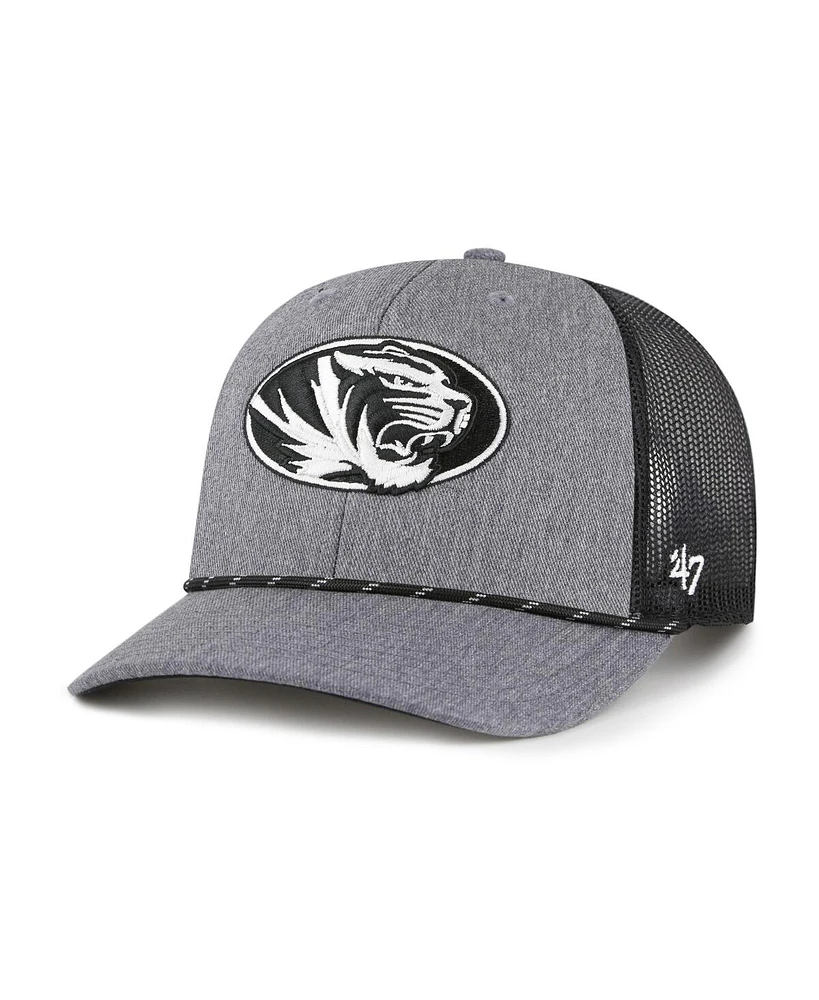 '47 Brand Men's Gray Missouri Tigers Carbon Rope Adjustable Hat
