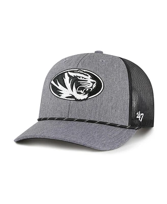 '47 Brand Men's Gray Missouri Tigers Carbon Rope Adjustable Hat