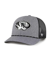 '47 Brand Men's Gray Missouri Tigers Carbon Rope Adjustable Hat