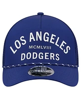 New Era Men's Royal Los Angeles Dodgers Minimalist 9FORTY A-Frame Adjustable Hat