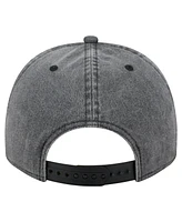 New Era Men's Charcoal Carolina Hurricanes Throwback Washed A-Frame Pre-Curved 9FIFTY Snapback Hat