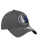 New Era Men's Charcoal Dallas Mavericks Active Ripstop 9TWENTY Adjustable Hat