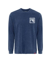 Sportiqe Men's and Women's Blue Minnesota Timberwolves Distressed Bono Long Sleeve T-Shirt