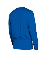 New Era Men's Royal Philadelphia 76ers 2024/25 City Edition Long Sleeve T-Shirt