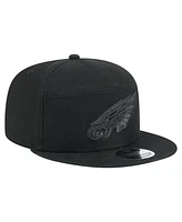 New Era Men's Black Philadelphia Eagles Adventure Canvas Split Panel 9FIFTY Snapback Hat