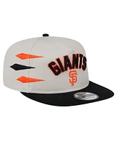 New Era Men's Cream San Francisco Giants Iron Golfer Snapback Hat