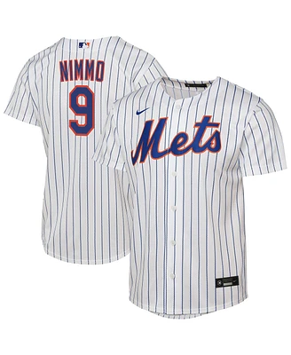 Nike Big Boys and Girls Brandon Nimmo White New York Mets Home Replica Player Jersey