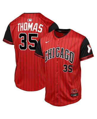 Outerstuff Big Boys and Girls Frank Thomas Red/Black Chicago White Sox 2025 City Connect Limited Player Jersey
