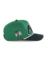 '47 Brand Men's Kelly Green/Black Boston Celtics Drop Shadow Rope Hitch Adjustable Hat