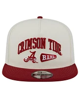 New Era Men's White Alabama Crimson Tide Collegiate 9FIFTY A-Frame Snapback Hat