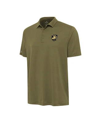 Antigua Men's Olive Army Black Knights Reprocess Polo Shirt