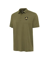 Antigua Men's Olive Army Black Knights Reprocess Polo Shirt