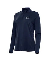 Antigua Women's Navy Penn State Nittany Lions Reprocess Quarter-Zip Top