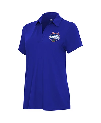 Antigua Women's Royal Florida Gators 2025 Ncaa Men's Basketball National Champions Era Polo Shirt