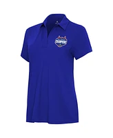 Antigua Women's Royal Florida Gators 2025 Ncaa Men's Basketball National Champions Era Polo Shirt