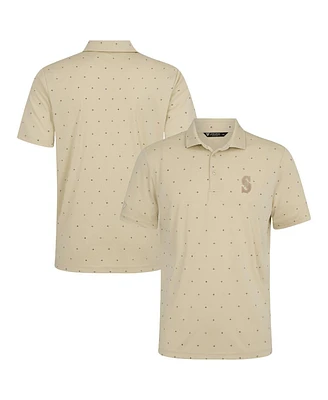 LevelWear Men's Cream Seattle Mariners Vision Polo Shirt