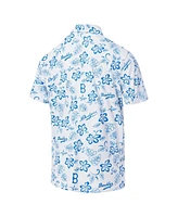 Reyn Spooner Men's White Brooklyn Dodgers Cooperstown Collection Performance Polo Shirt
