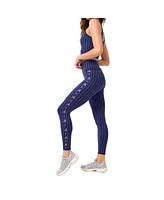 Terez Women's Navy Atlanta Braves Tlc Printed Leggings