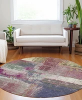 Addison Chantille Machine Washable ACN1354 8'x8' Round Area Rug