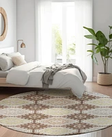 Addison Chantille Machine Washable ACN1444 8'x8' Round Area Rug