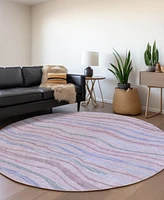 Addison Chantille Machine Washable ACN1584 8'x8' Round Area Rug