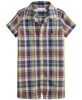Polo Ralph Lauren Baby Boys Plaid Madras Shortalls