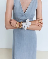 Mango Women's Lyocell Midi Dress