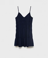 Mango Women's Gathered Panels Short Dress