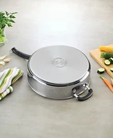 Farberware Brilliance 6-Qt. Stainless Steel Saute Pan & Lid