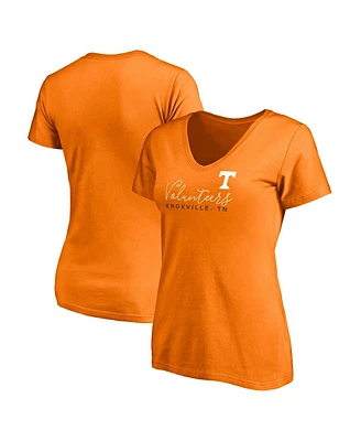Fanatics Women's Tennessee Orange Volunteers Block Party V-Neck T-Shirt