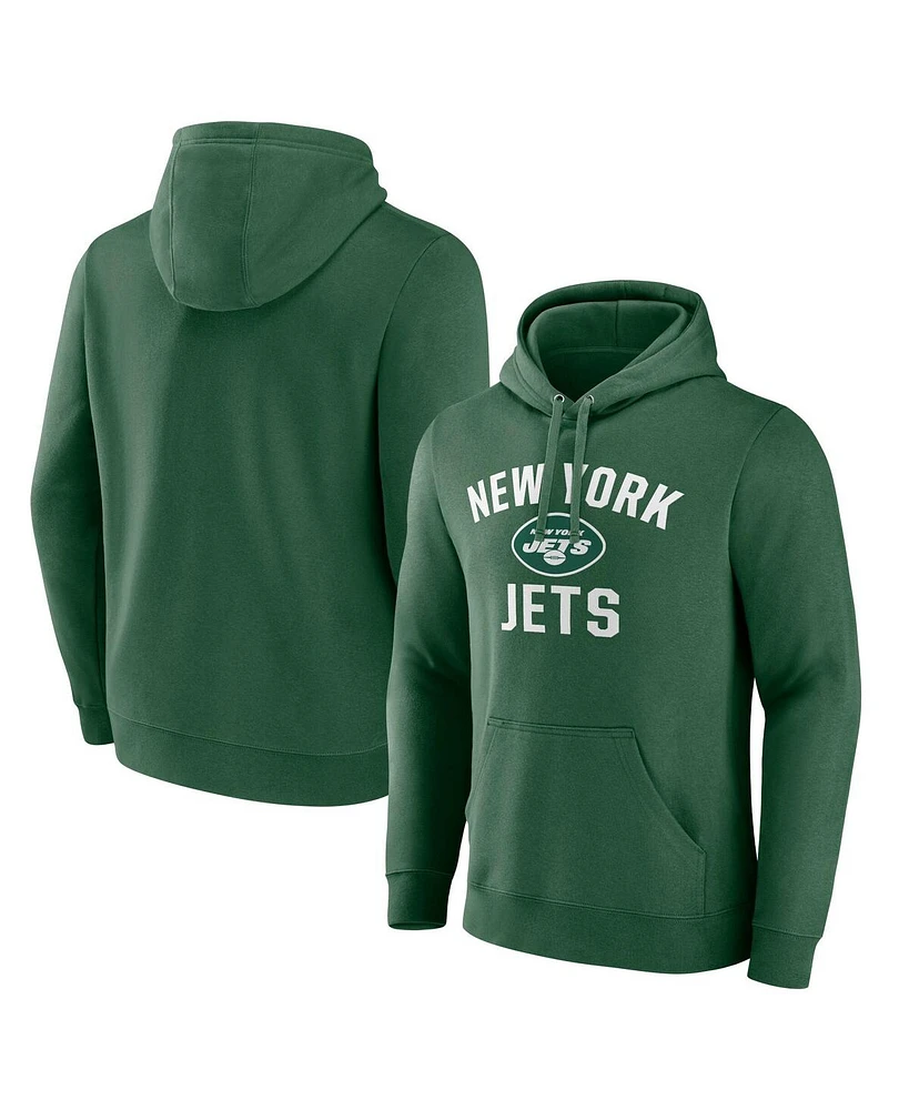 Fanatics Men's Green New York Jets Victory Arch Pullover Hoodie