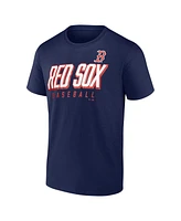 Fanatics Men's Navy Boston Red Sox Team Logo T-Shirt