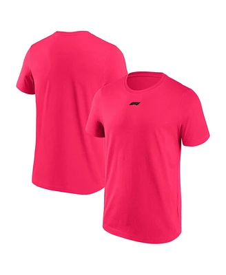 Fanatics Men's Pink Formula 1 Mini Logo T-Shirt