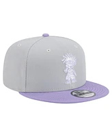 New Era Men's Gray/Light Purple Rugrats Two-Tone 9FIFTY Snapback Hat