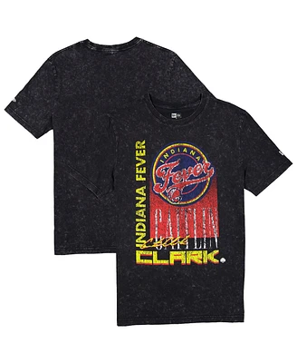 New Era Men's Caitlin Clark Black Indiana Fever Full Court Press Mineral Wash Player T-Shirt