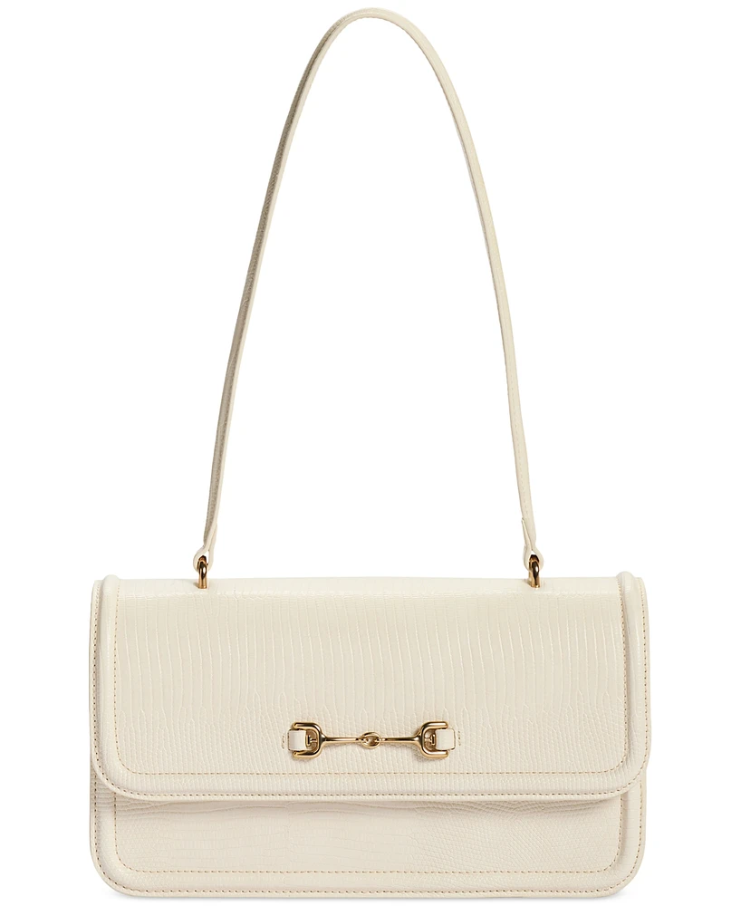 Sam Edelman Loraine Embossed Lizard Flap Shoulder Bag