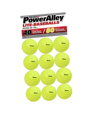 Heater Sports PowerAlley 80 Mph & Trend Sports Sandlot 40 Mph Lite Balls - 12 Pack