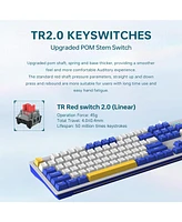 Thunderobot K104 Wired Mechanical Keyboard, Full-Size 104-Key Layout, Perfect for Work and Gaming Hot-Swappable Sockets, Customizable Rgb Backlighting