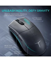 Thunderobot ML903 Wireless Gaming Mouse with Rgb Charging Dock, 26K Dpi, 650 Ips, 65g Ultra-Lightweight, Tri-Mode Connectivity, 70Hrs+ Battery, Ergono
