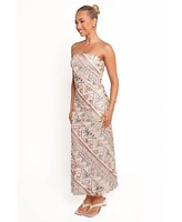 Petal and Pup Women's Saskia Strapless Midi Dress