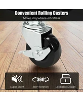 3-Tier Utility Cart Storage Rolling with Casters