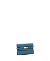 Pre-Owned HERMES Medium Kelly Trifold Wallet Epsom