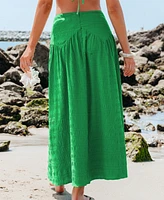 Cupshe Women's Isla Muse Green Maxi Skirt