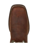Durango Men's Rebel by Army Green Usa Print Western Boot