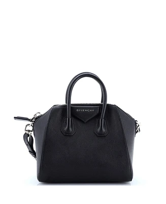 Pre-Owned Givenchy Mini Antigona Bag Leather