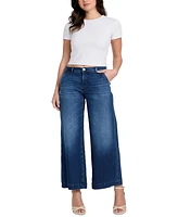 Guess Women's Zoya Mid-Rise Wide-Leg Jeans