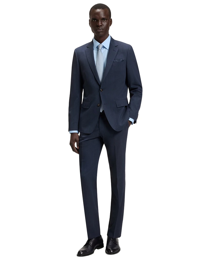Boss by Hugo Boss Men's Micro-Patterned Stretch Slim-Fit Suit