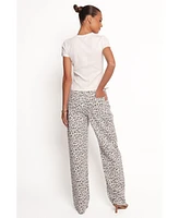Petal and Pup Women's Leila Printed Wide Leg Jean